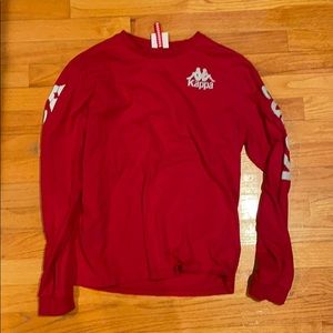 Red kappa long sleeve